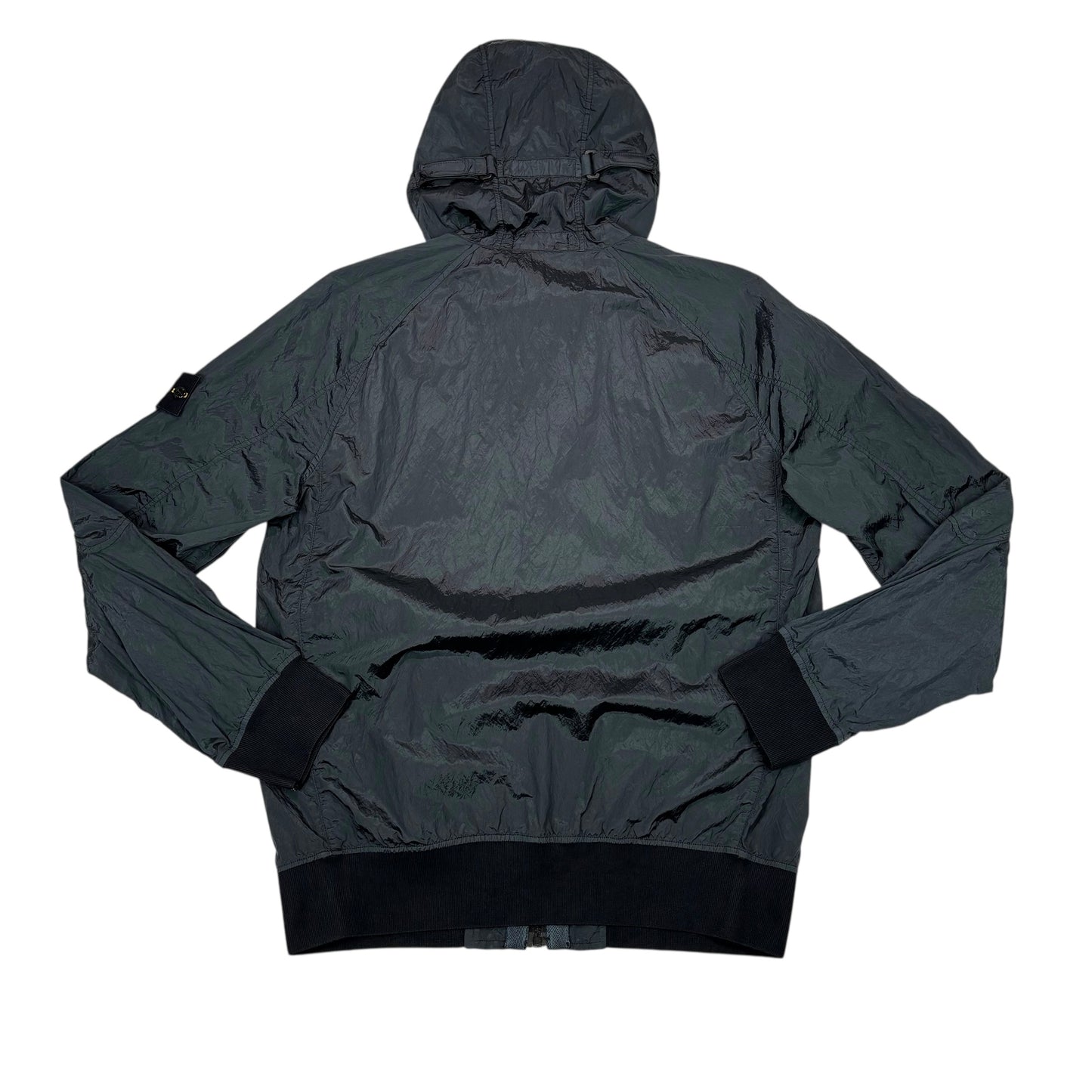 Stone Island Navy Blue Nylon Metal Watro Overshirt Jacket
