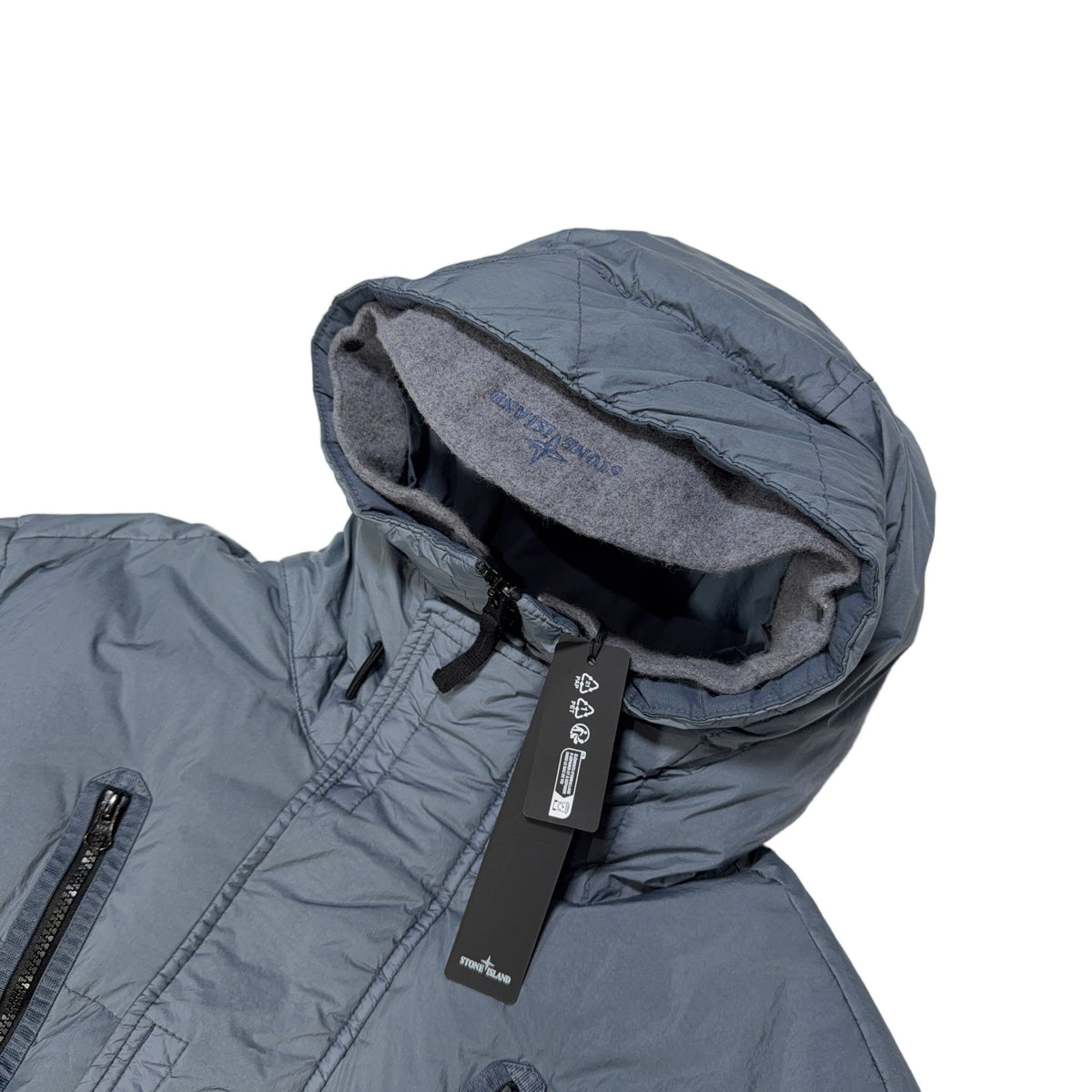 Stone Island Garment Dyed Crinkle Reps NY Down Parka – Grey
