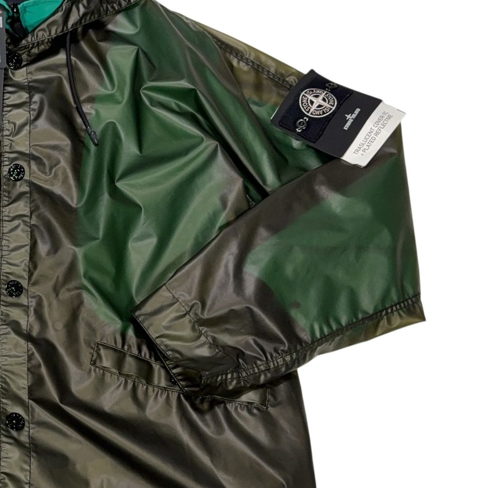 Stone Island X End Traslucent Cover-TC + Plated Reflective Green Jacket