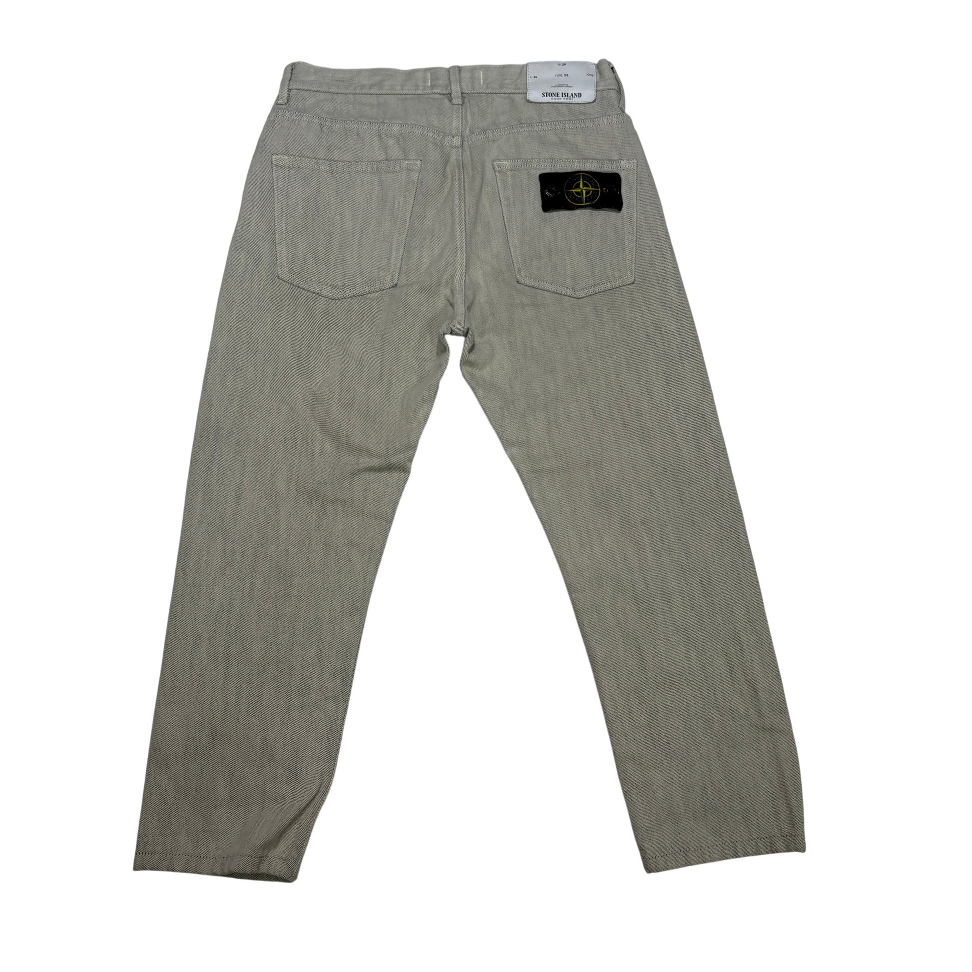 Stone Island Compass badge Jeans Beige Trousers