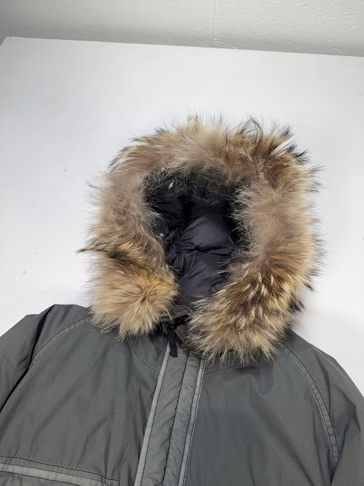 Stone Island Mussola Gommata Velour Down-TC Parka – Grey