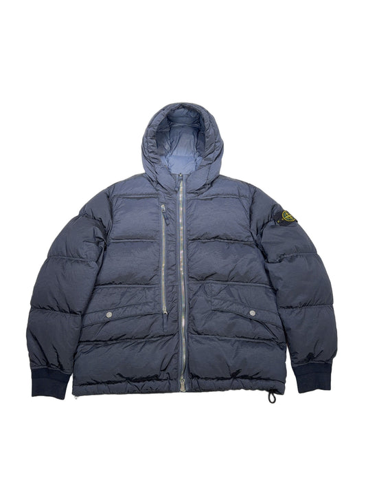 Stone Island Nylon Metal Hooded Puffer Jacket – Navy