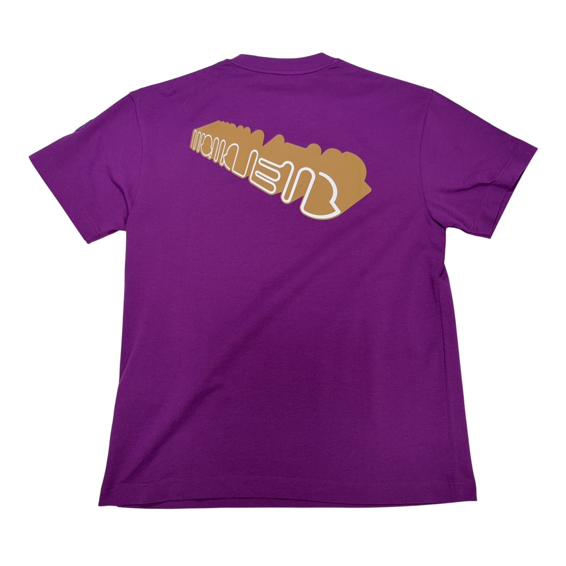 Moncler Front/Back Graphic Purple T-shirt
