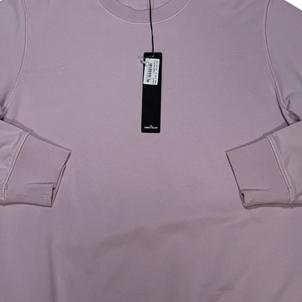 Stone Island Crew Neck Sweatshirt – Lilac