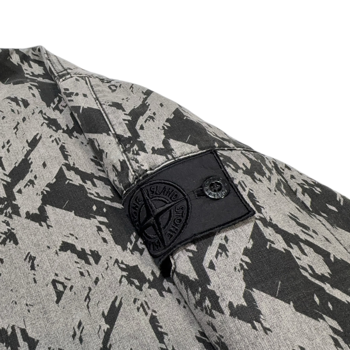 Stone Island Discharge Cotton 2.5L Shadow Grey Jacket