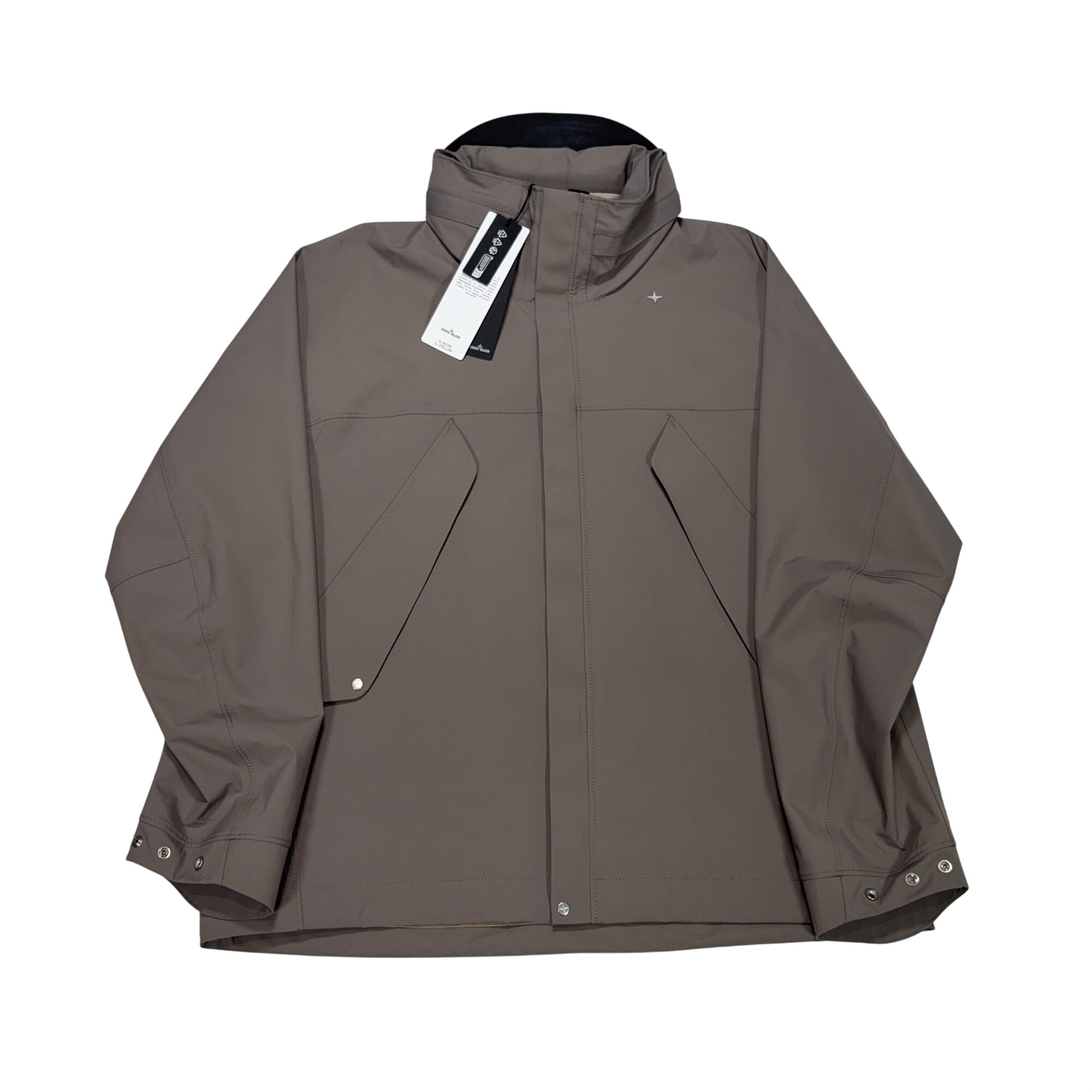 Stone Island 3L Nylon S.I. Stellina Brown Jacket