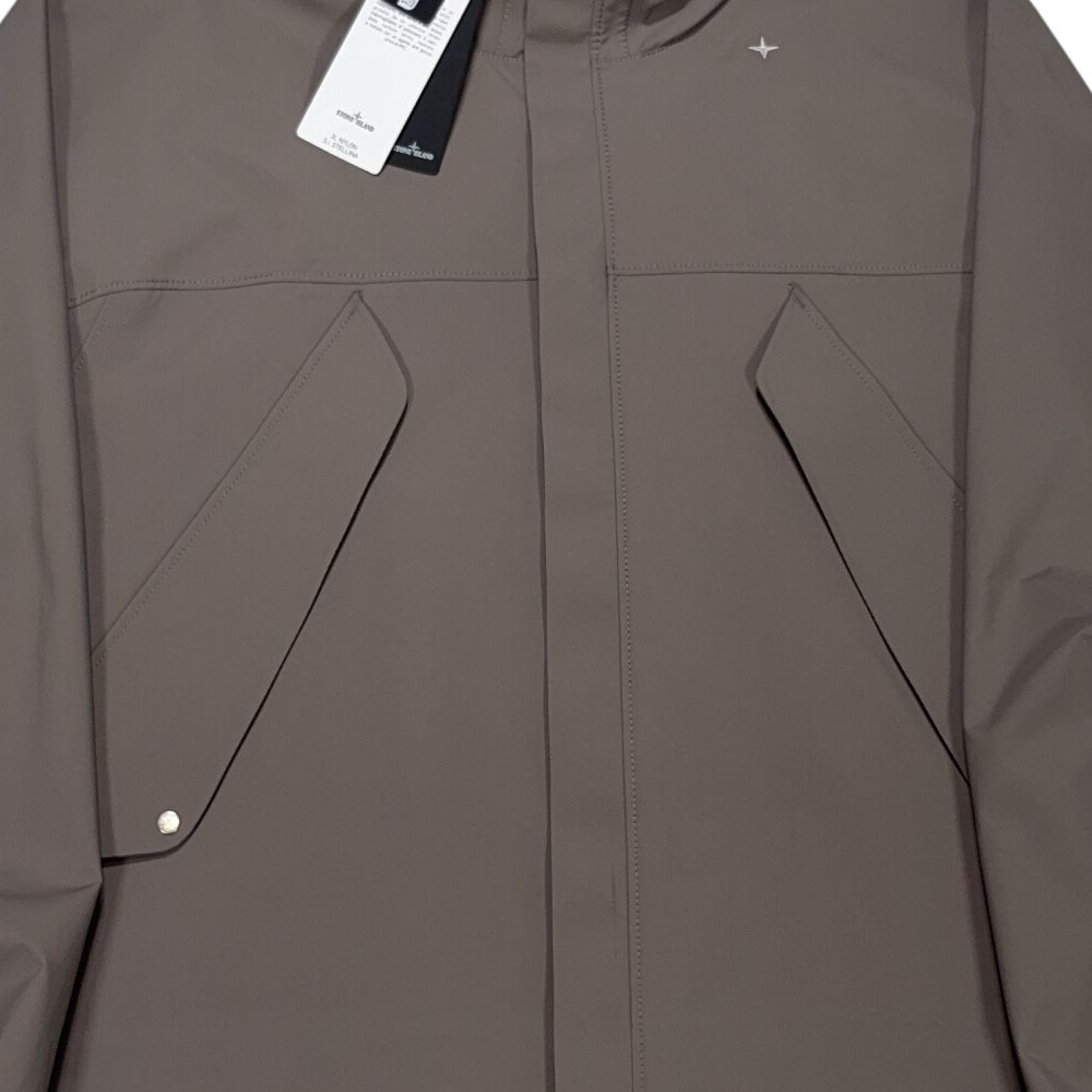 Stone Island 3L Nylon S.I. Stellina Brown Jacket