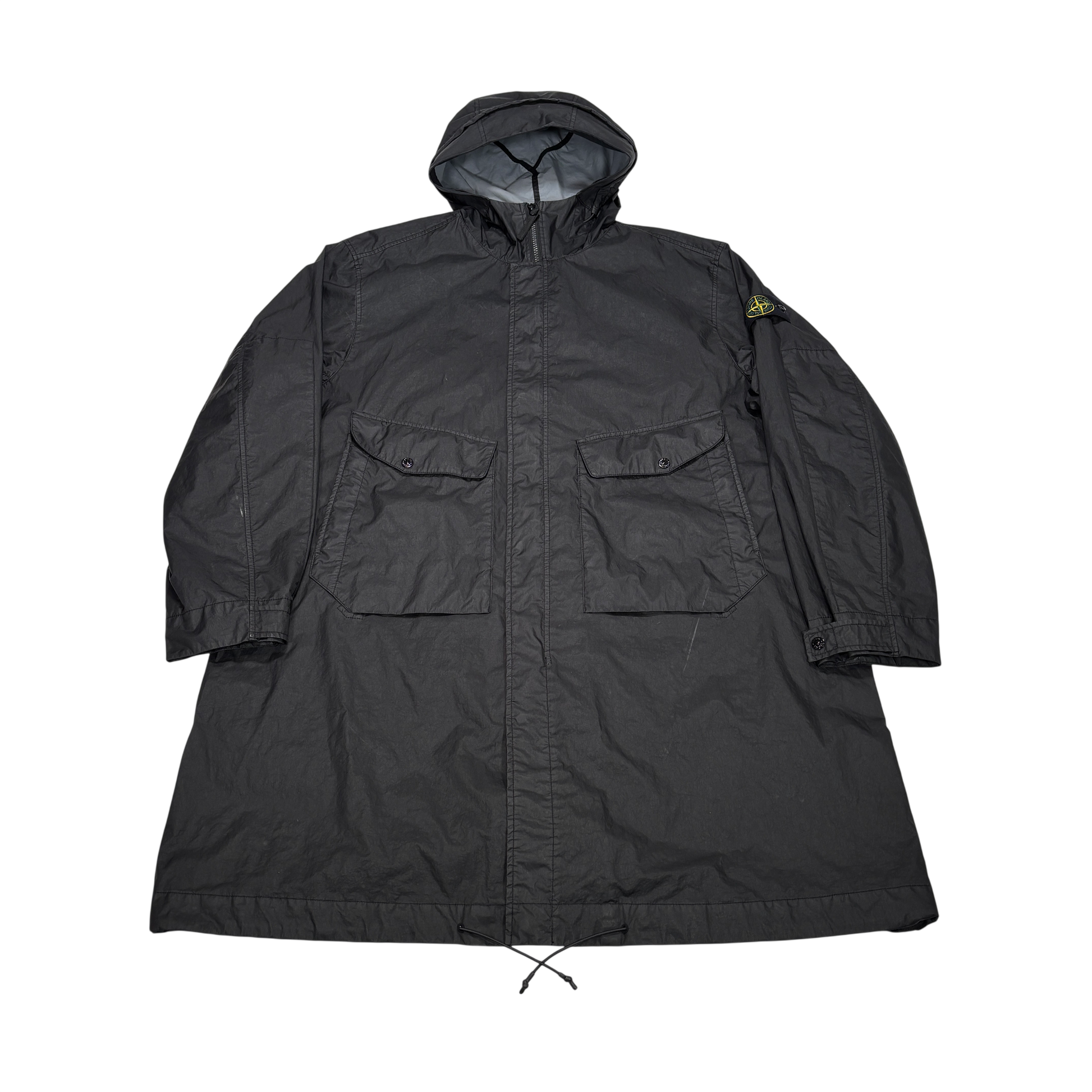 Stone Island Black Membrana 3L TC Coats
