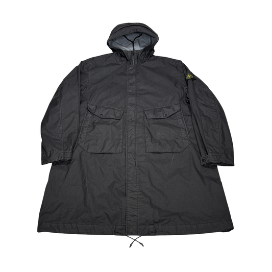 Stone Island Black Membrana 3L TC Coats