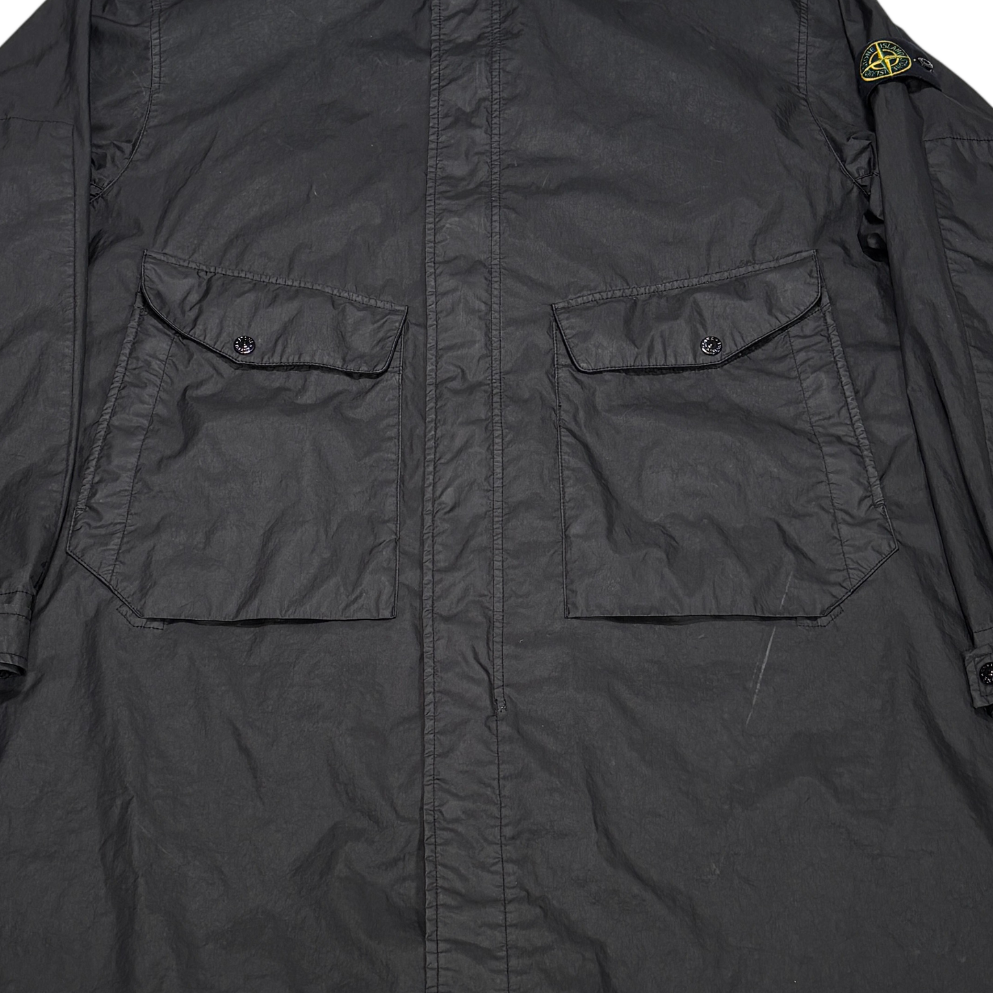 Stone Island Black Membrana 3L TC Coats