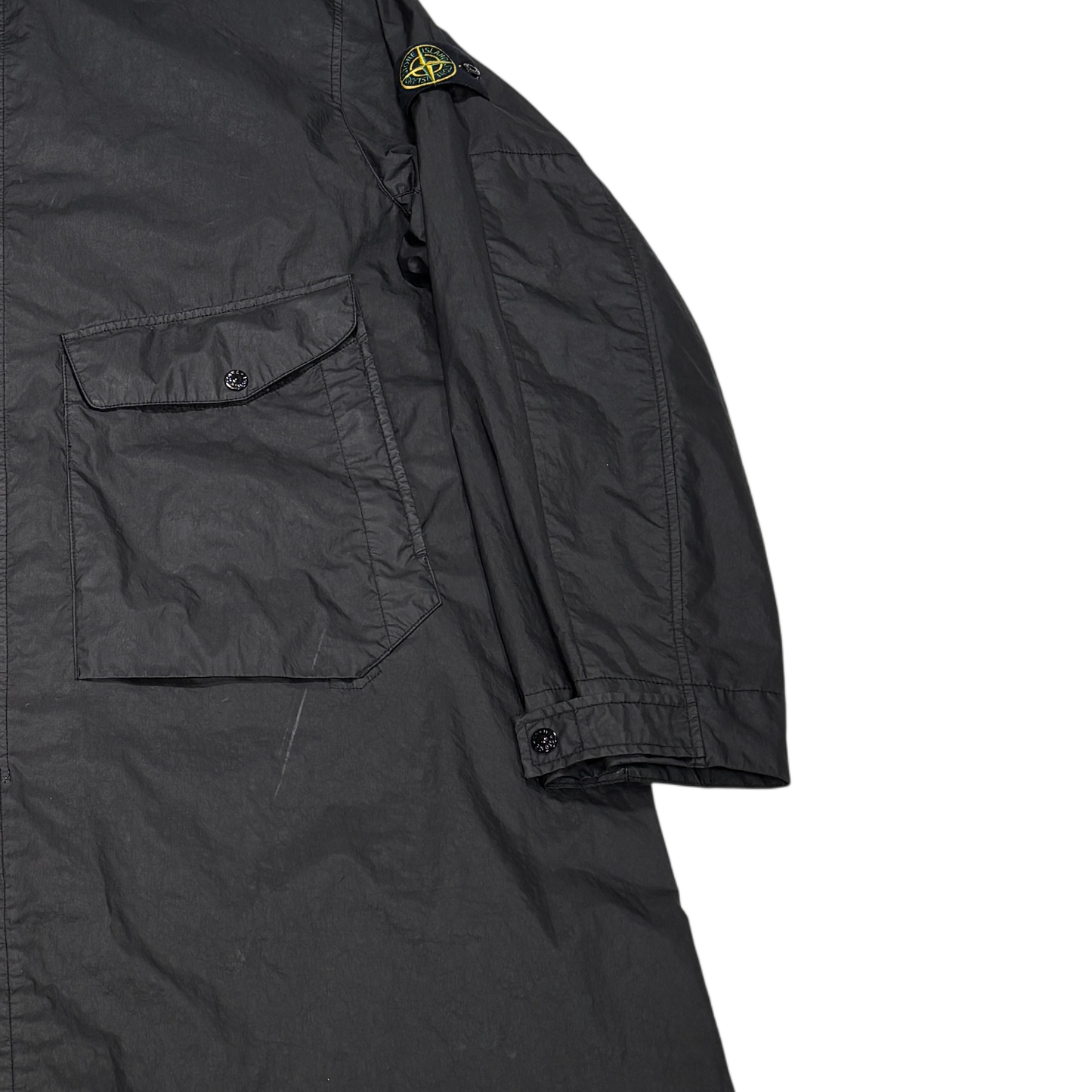 Stone Island Black Membrana 3L TC Coats