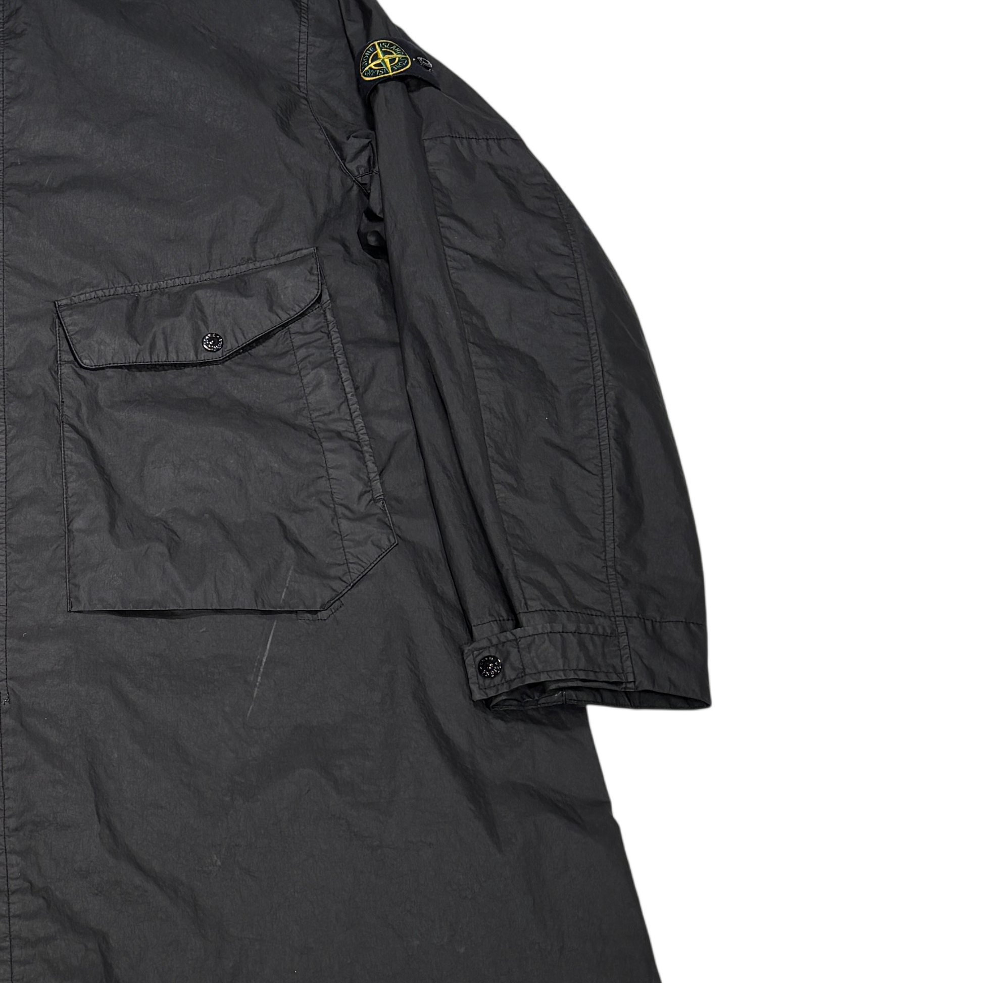 Stone Island Black Membrana 3L TC Coats