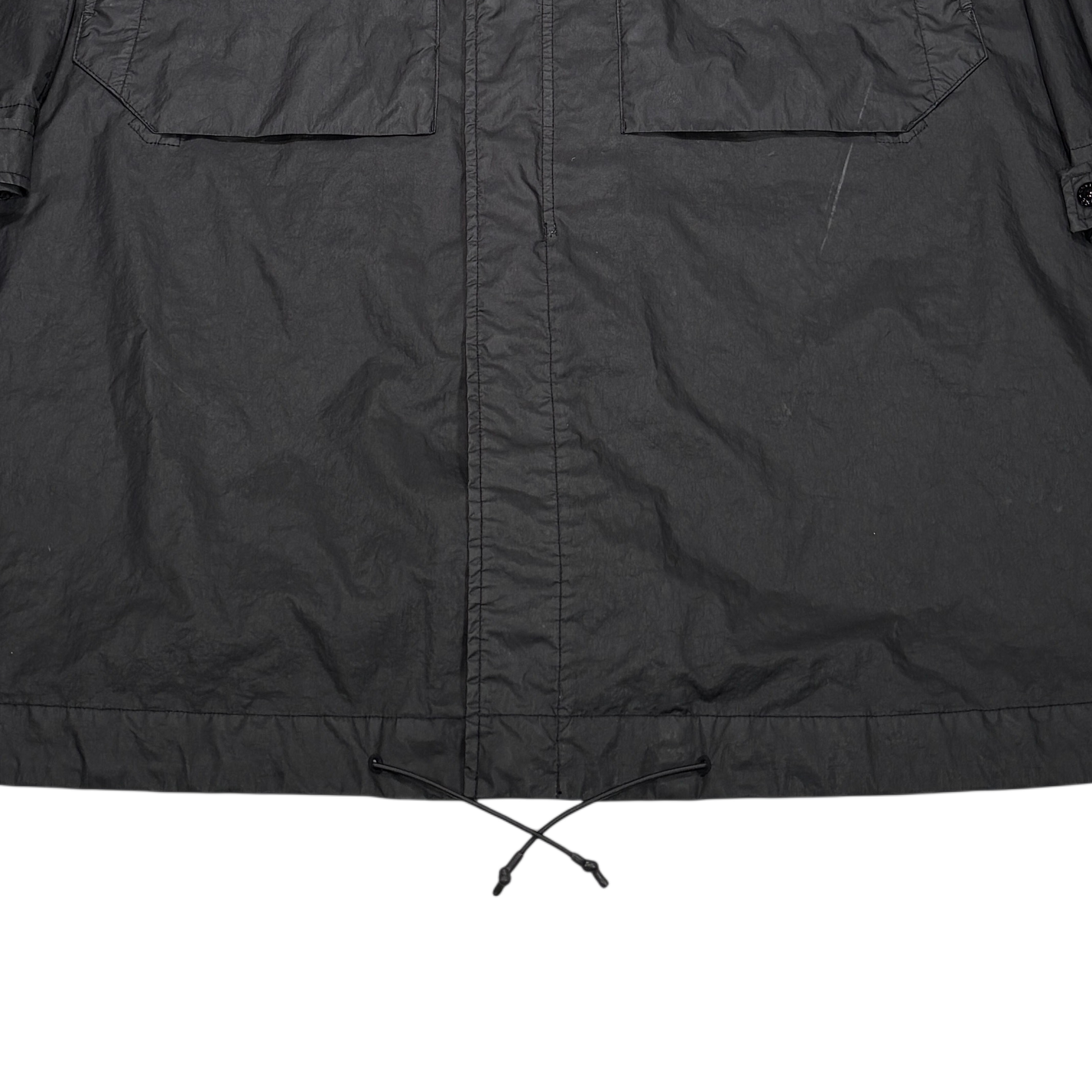 Stone Island Black Membrana 3L TC Coats