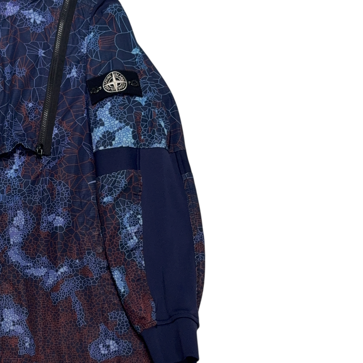 Stone Island Printed Heat Reactive Thermosensitive Fabric Navy Jacket