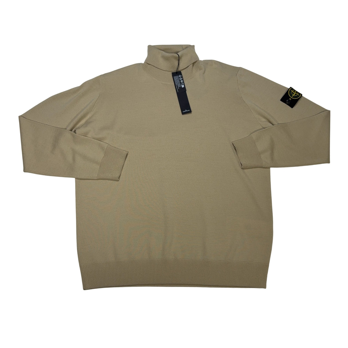 Stone Island Turtle Neck Beige Jumpers