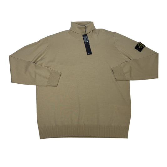 Stone Island Turtle Neck Beige Jumpers