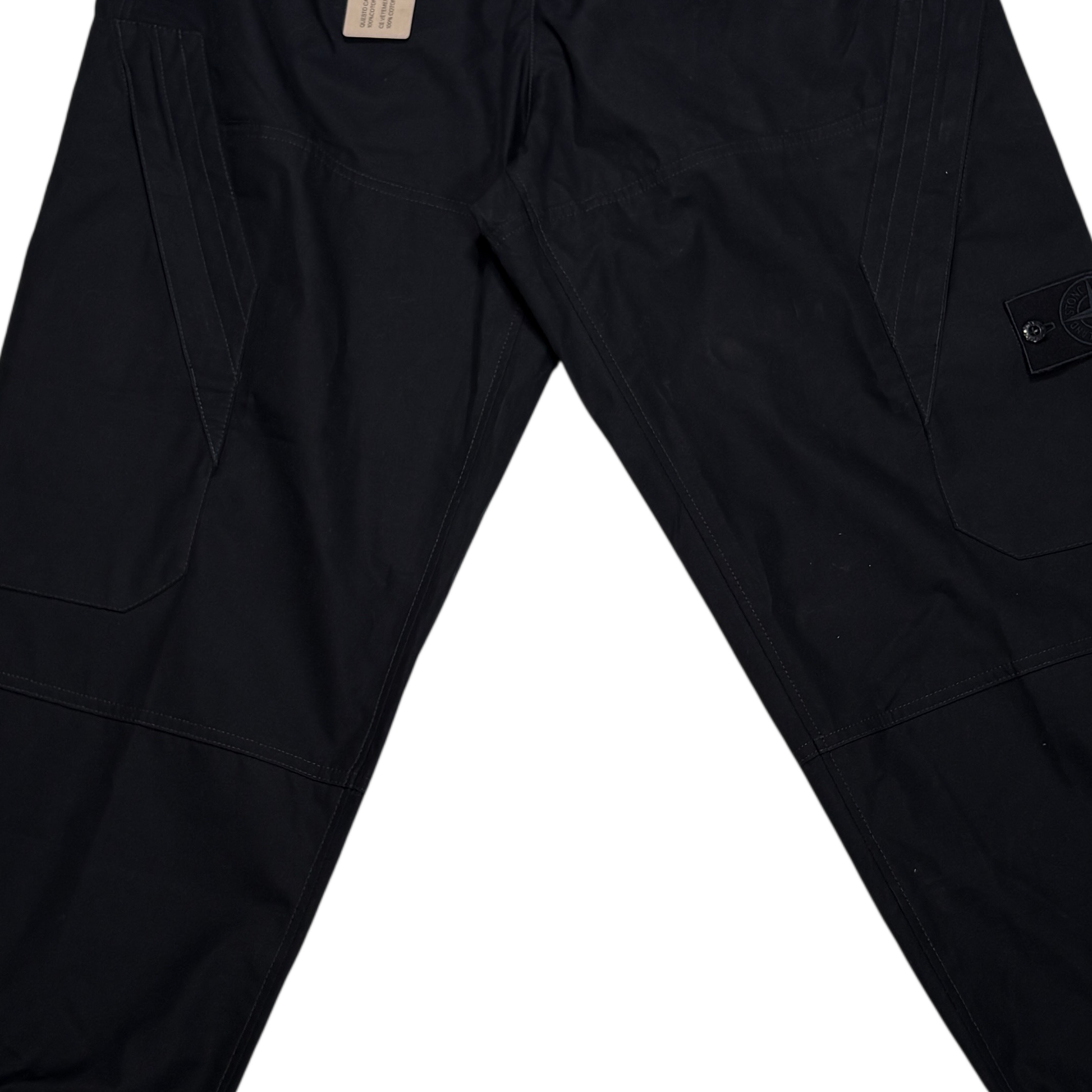 Stone Island Navy Compass Patch Ghost Piece Cargo Trousers