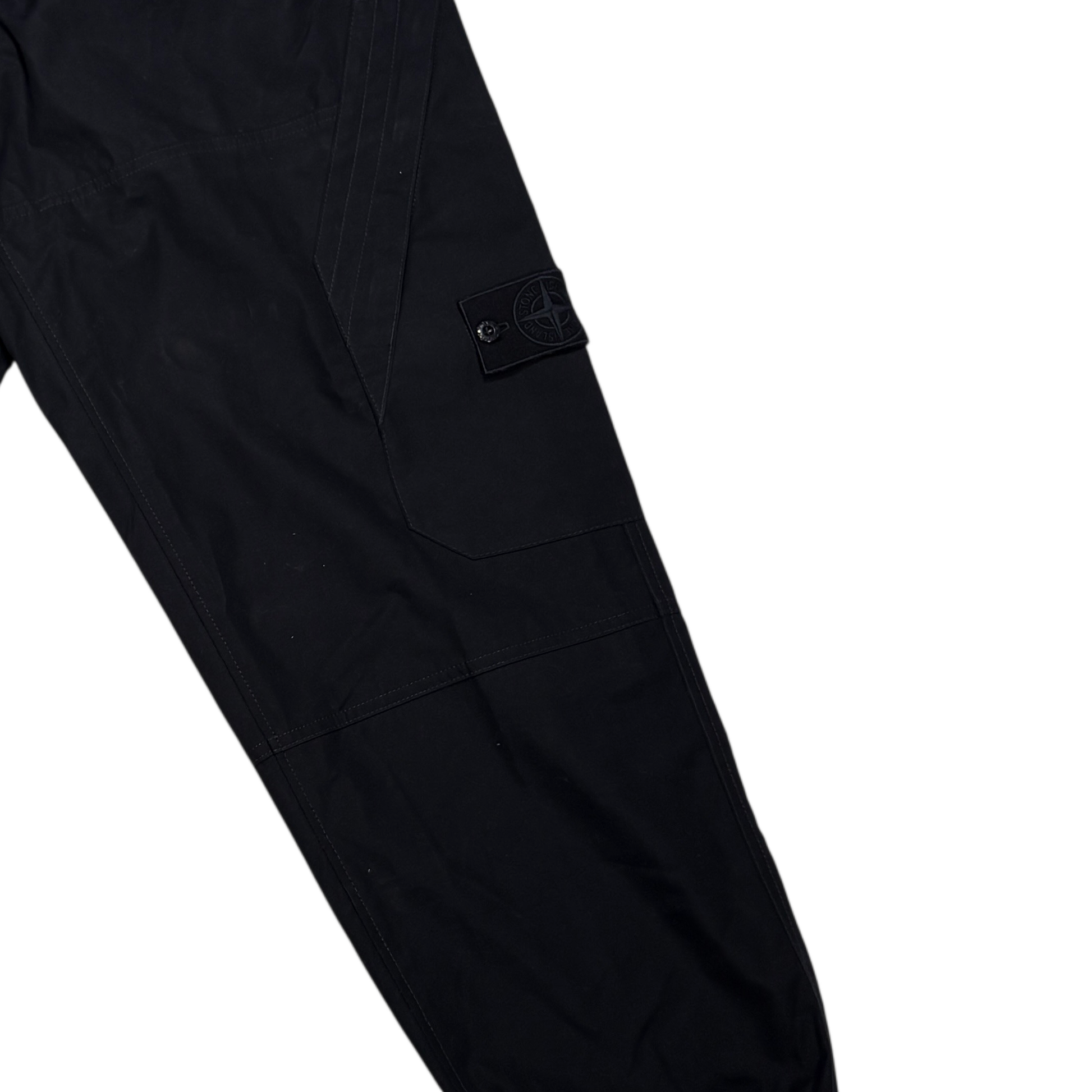 Stone Island Navy Compass Patch Ghost Piece Cargo Trousers