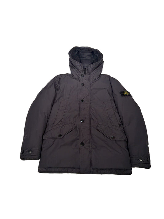 Stone Island Naslan Light Watro Down-TC Hooded Jacket – Grey
