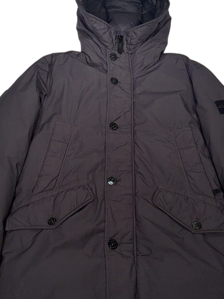 Stone Island Naslan Light Watro Down-TC Hooded Jacket – Grey
