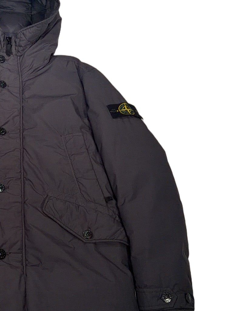 Stone Island Naslan Light Watro Down-TC Hooded Jacket – Grey