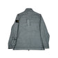 Stone Island Blue Canvas Placcato Pocket Jacket