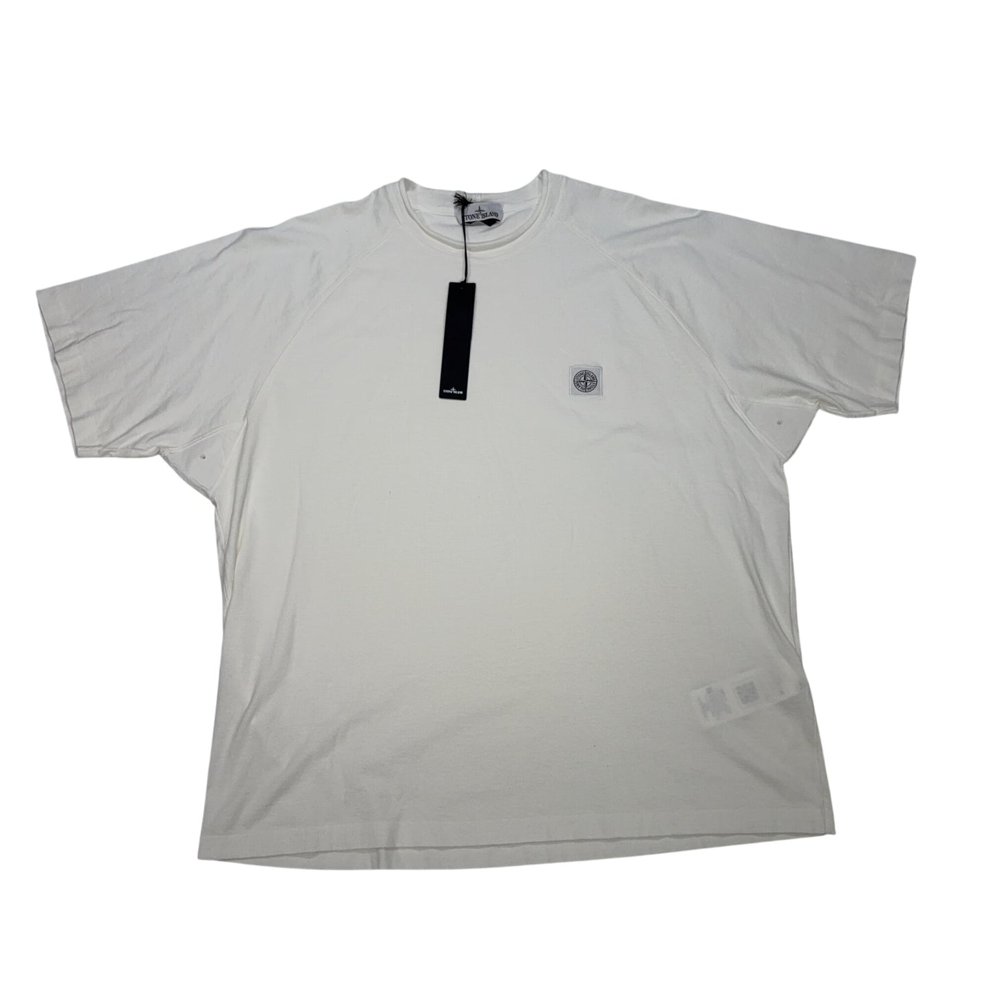 Stone Island Patch Logo White T-shirt