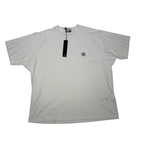 Stone Island Patch Logo White T-shirt