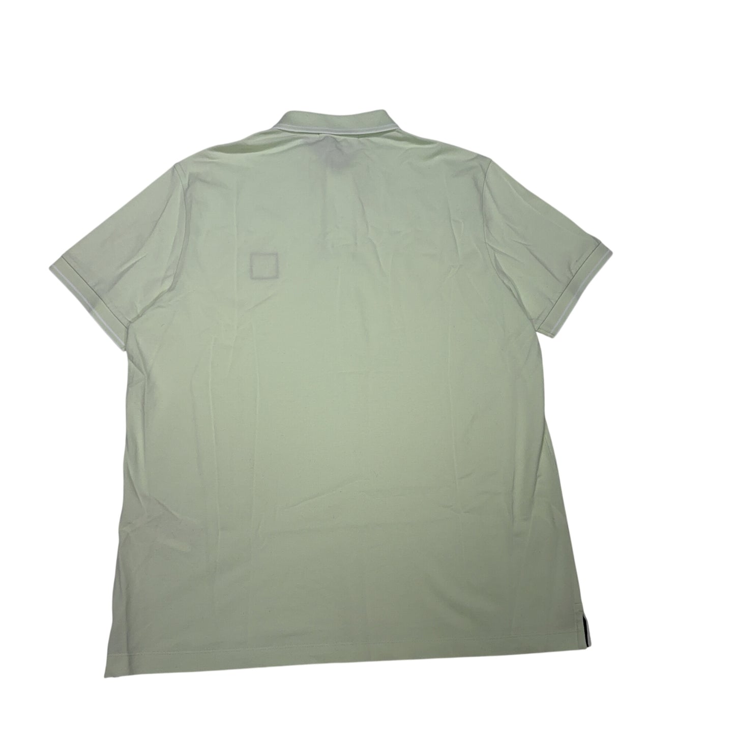 Stone Island Logo Patch Green Polo Shirt