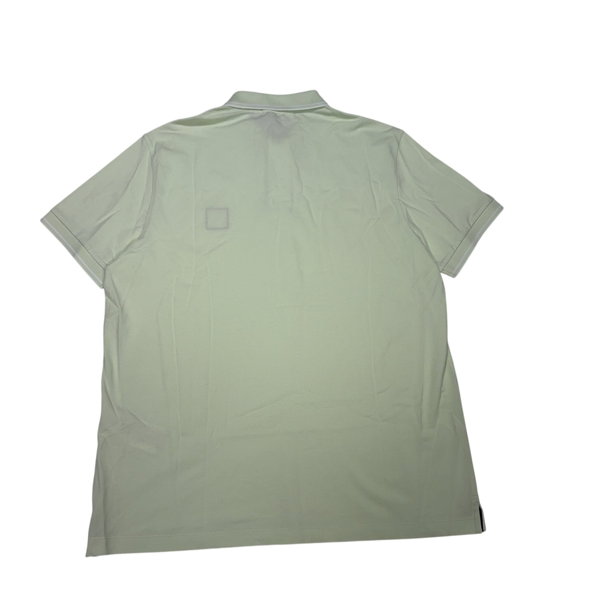 Stone Island Logo Patch Green Polo Shirt