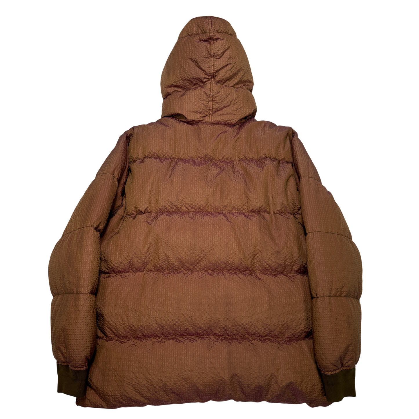 Stone Island Poly - Colour Frame Down-TC Brown Puffer Jacket