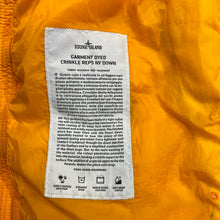 Load image into Gallery viewer, Stone Island Orange Garment Dyed Crinkle Reps NY Down Puffer Coat
