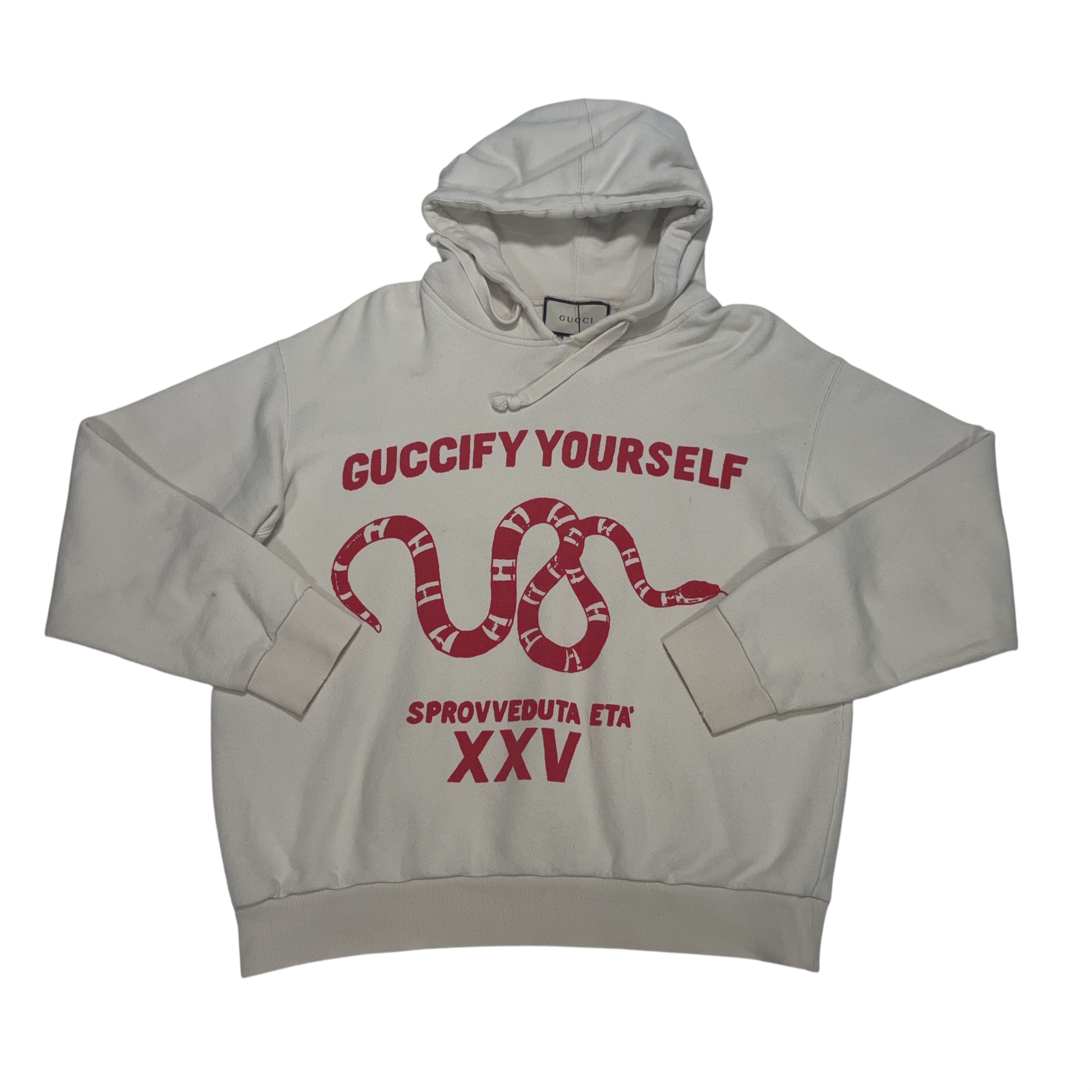Gucci Snake White Hoodie