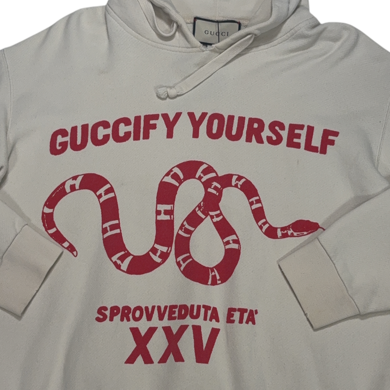 Gucci Snake White Hoodie