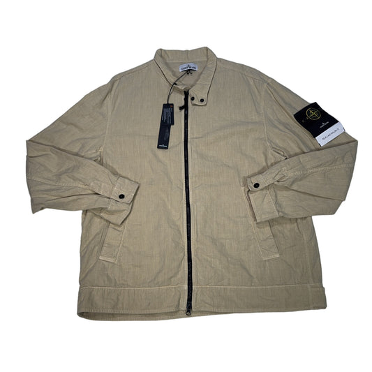 Stone Island Tela Lino Nylon-TC Jacket - Beige