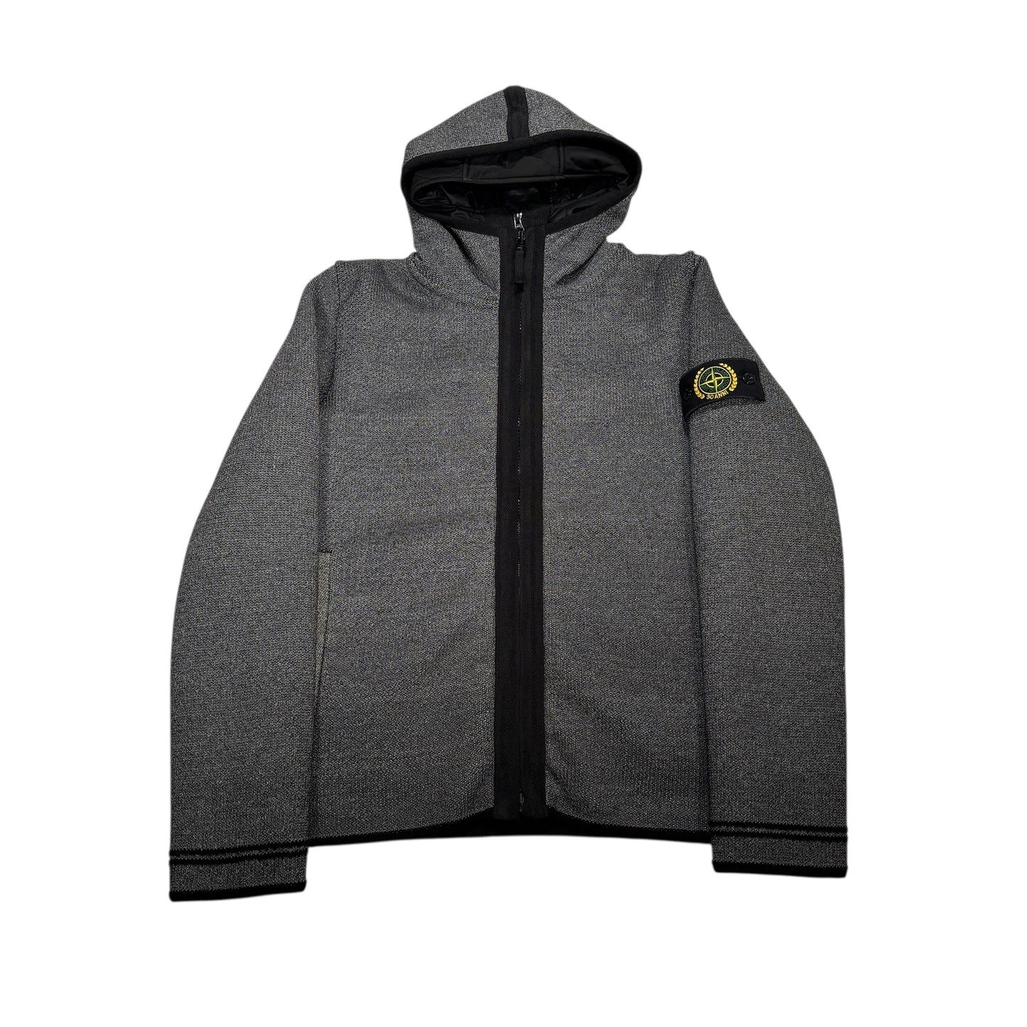 Stone Island Black 30th
Anniversary Reflective Knit with Removable Inside Liner Jacket