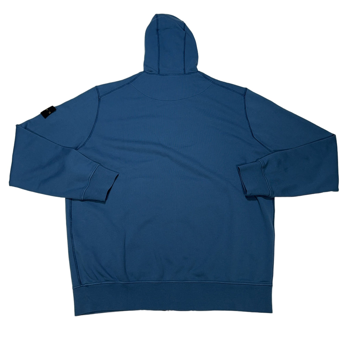 Stone Island Zip Up Blue Hoodie