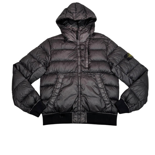 Stone Island Slate Grey Garment Dyed Down_26 GR X SQM_N Jacket