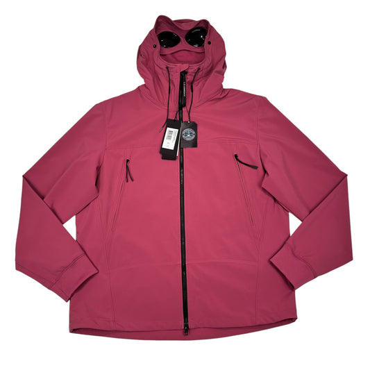 CP Company Pink Double Goggle Soft Shell Jacket