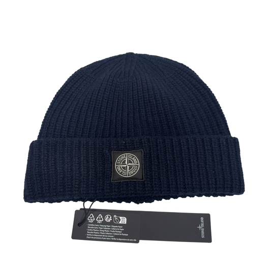 Stone Island Beanie Navy Accessories