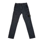Stone Island Grey Compass-Patch Brushed Cotton Cargo Trousers