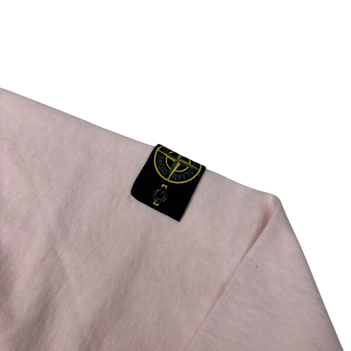 Stone Island White Compass Patch Lightweight Crewneck Jumper