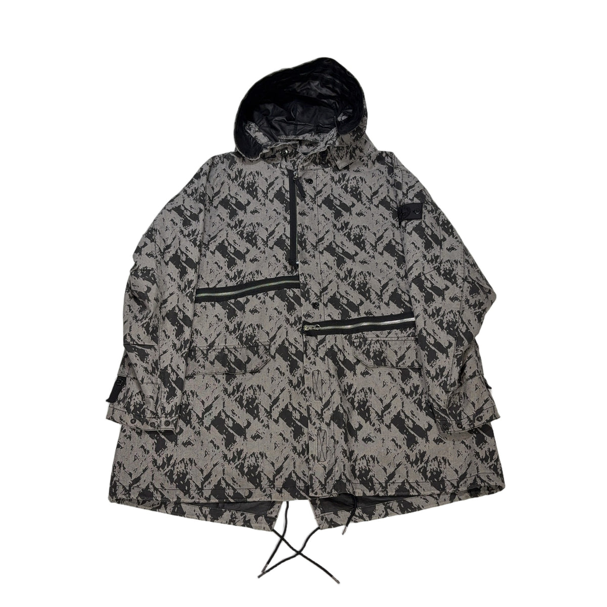 Stone Island Discharge Cotton 2.5L Shadow Grey Jacket