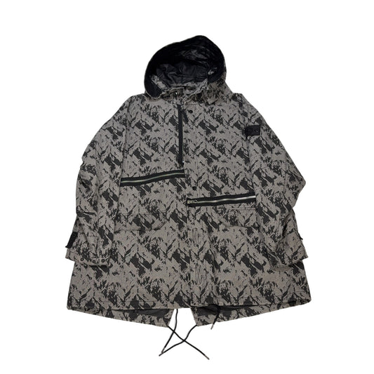 Stone Island Discharge Cotton 2.5L Shadow Grey Jacket