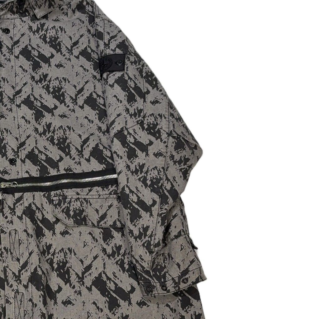 Stone Island Discharge Cotton 2.5L Shadow Grey Jacket
