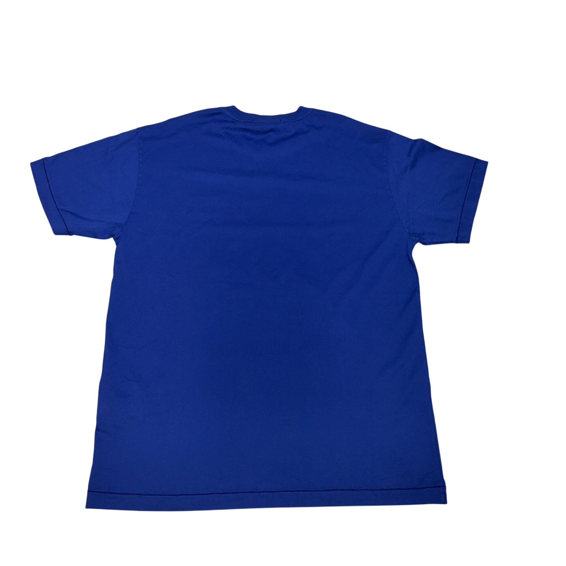 Stone Island Logo Patch Blue T-shirt