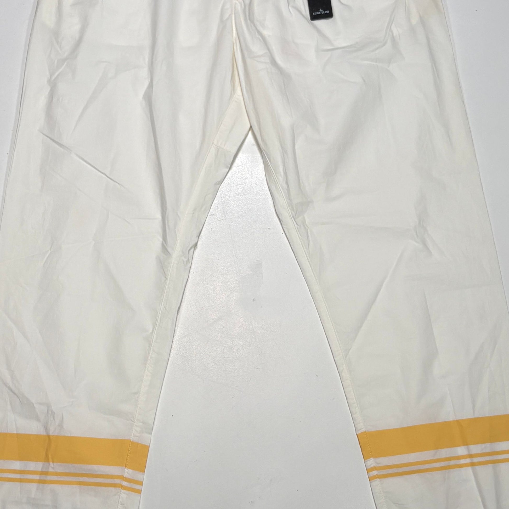 Stone Island White Marina Trousers