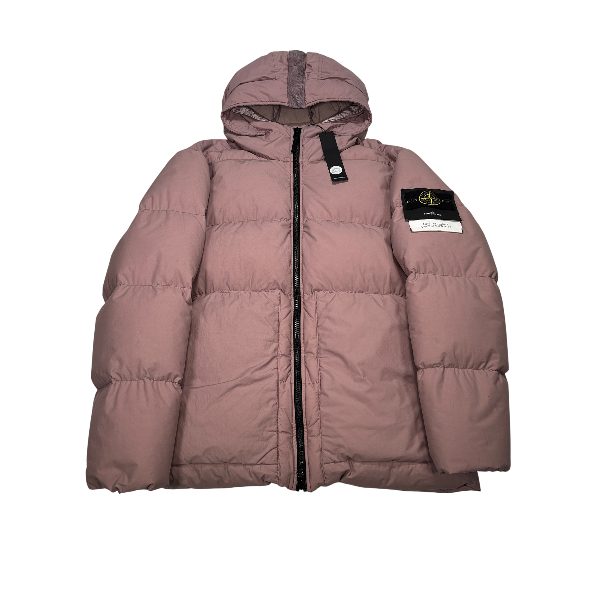 Stone Island Pink Naslan Light Watro Down-TC