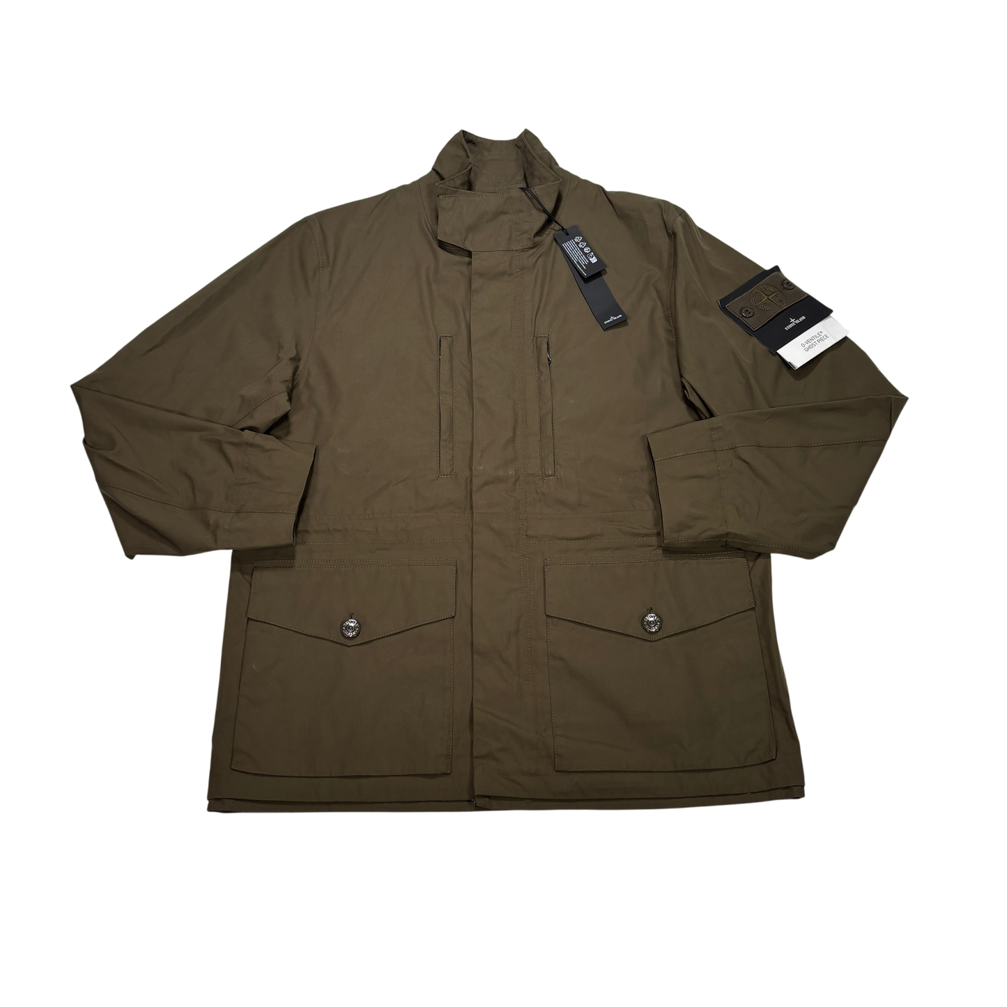 Stone Island Green 0-Ventile Ghost Piece Jacket