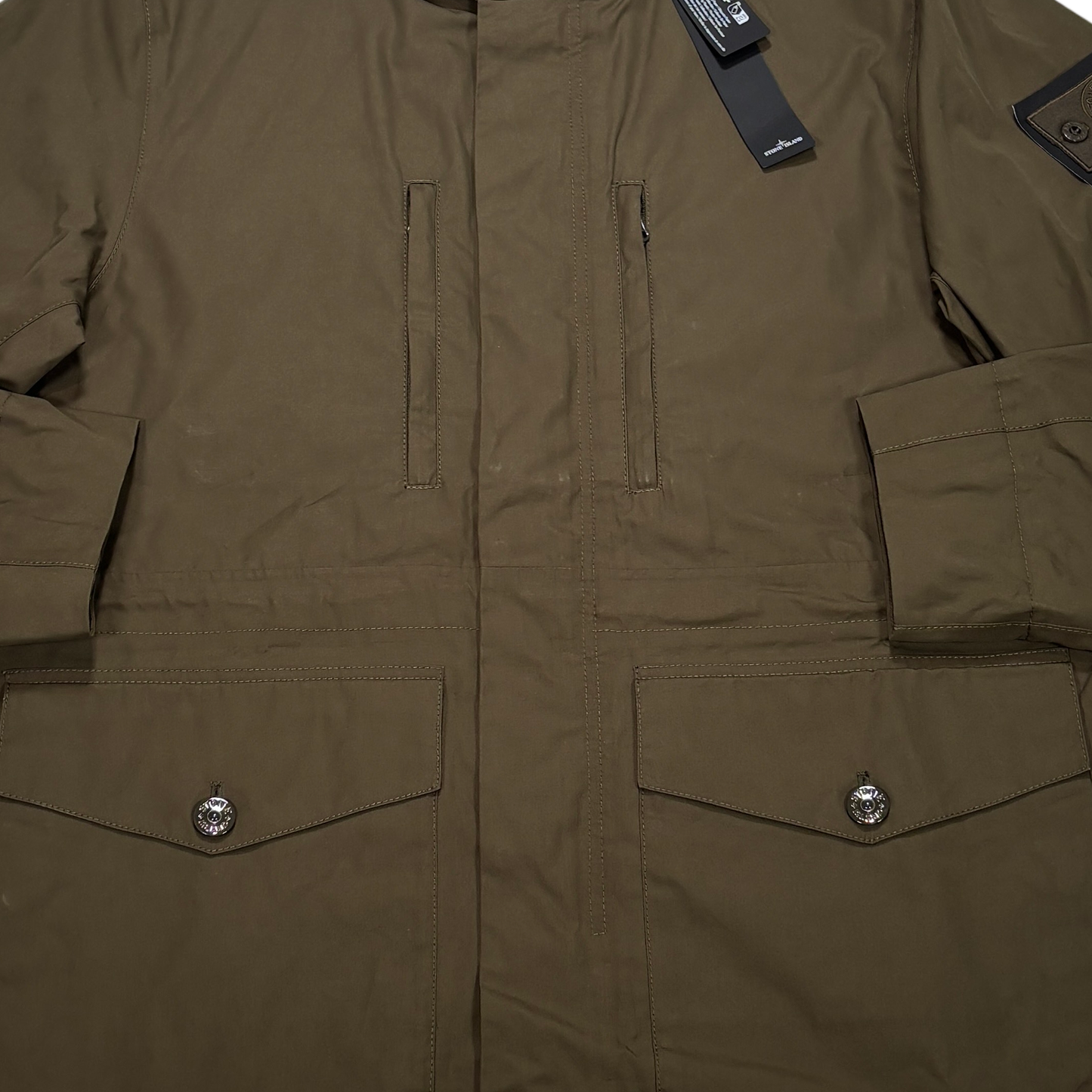 Stone Island Green 0-Ventile Ghost Piece Jacket